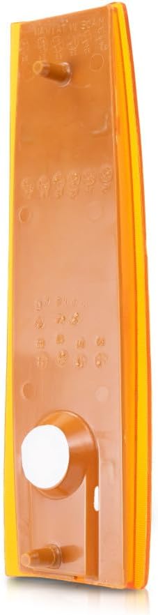 CarLights360 For GMC C/K Pickup Side Marker Light 1988-1993 Passenger Side Replacement For GM2551141