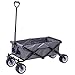 Produktbild Laneetal Faltbar Handwagen Klappbar Bollerwagen Transportwagen Kinder Wagen mit Seitentasche für Garten Camping Einkaufen Grau