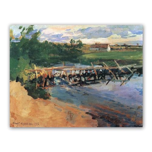 Reproduction sur toile tableau K. By the Whirlpool pour décoration murale salon 40x50cm