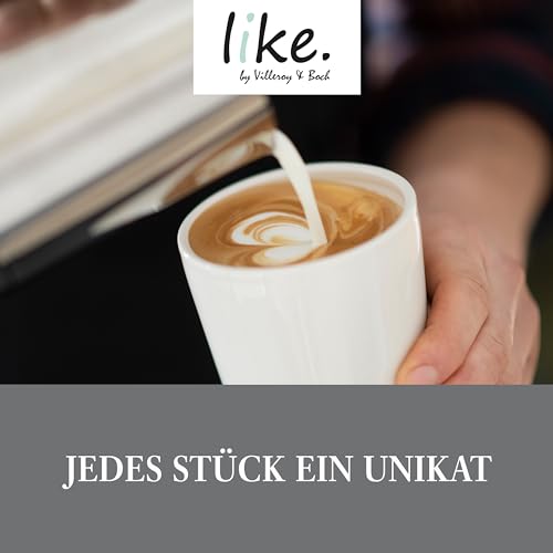 Foto von like. by Villeroy & Boch - Kaffeebecher To Go 350 ml, Spülmaschinenfest, Becher To Go Keramik, Coffee To Go Becher, Fürs Auto, Heißgetränkebecher Kaffee, Porzellan, Silikon, Baumwolle