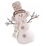 Décorations de bonhomme de neige en tissu : un ajout pour rehausser l’ambiance de votre fête de noël et apporter plus de à vous et à vos proches. coiffe de bonhomme de neige en peluche