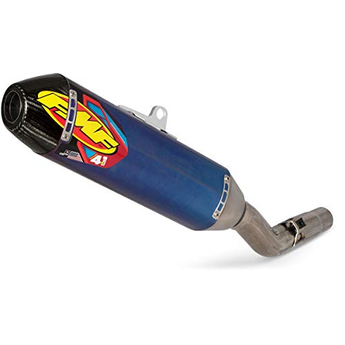 Fmf Factory 4.1 Rct Slip-On Exhaust (Blue Anodized Titanium With Carbon End Cap) For 21-23 Honda Crf450R #TOP5