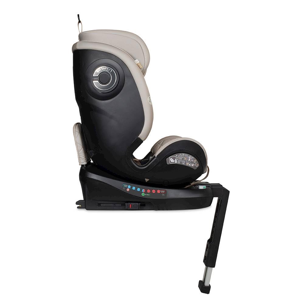 Cosatto All in All Ultra obrotowy 360° fotelik samochodowy na wszystkich etapach iSize – grupa 0+123, 0-36 kg, 0-12 lat, 40-150 cm, ISOFIX, ERF, R129 zgodność z systemem Anti Escape (Whisper)