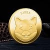 Shiba Inu Coin Shiba Coin, Collector's Rare Cryptocurrency Coin with Clear Protective Cover