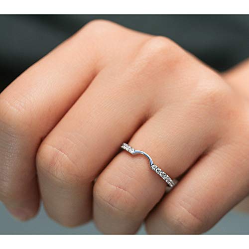 Kobelli 1/3ct.tw Diamond Notched Wedding Band 14k Gold3