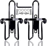 Einfache Installation: Mit einem 4 mm Sechskantschlüssel (nicht im Lieferumfang enthalten) Käfige in Schraubenlücher am Rahmen zu befestigen. Bitte beachten Sie - Fahrradrahmen erfordert Gewindebohrungen für den Einbau von Käfigen.