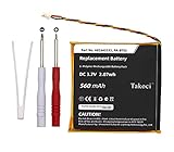 Gikysuiz Replacement Battery for Beats Studio 2.0/Studio 3.0 Series Wireless Headset,fits Part Number AEC643333 PA-BT05 3.7V/560mAh