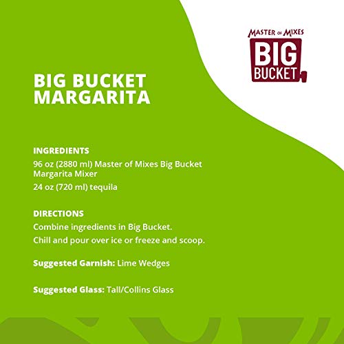 Master of Mixes BigBucket Margarita Mix, Ready to Use, 96 oz BigBucket - Thumbnail 4