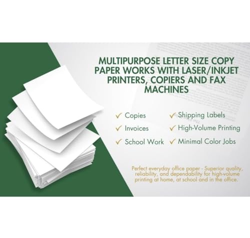 Image of Pristine A4 Copier Paper, 75 GSM, 500 Sheets, 210 x 297 mm, Multi-Functional