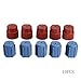 Produktbild Merssavo 10 Stücke AC System Ladeanschluss Kappe, AC Ladeanschluss Service Kappe R134a 13mm + 16mm High Low Side Caps A/C Rot