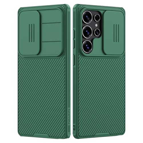 Image of Nillkin for Galaxy S25 Ultra Case,Slide Camera Cover,Slim,Stylish, Camera Protection,for Samsung Galaxy S25 Ultra 6.9 inch (Green)