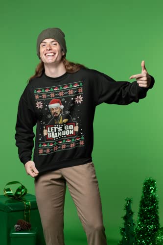 Wild Bobby Leo Laughing Meme Let'S Go Brandon Funny Anti Biden Ugly Christmas Sweater Unisex Crewneck Sweatshirt 6 Wild Bobby Leo Laughing Meme Let’S Go Brandon Funny Anti Biden Ugly Christmas Sweater Unisex Crewneck Sweatshirt
