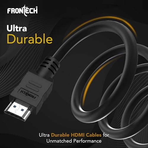 Image of FRONTECH Copper Clad Steel HDMI Cable - 3.0M Length | Enhanced Signal Transmission for HD Audio /Video | Optimal Length for Versatile Connectivity | Universally Compatible with HDMI Devices