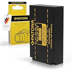 Bateria Canon M50 PATONA Bateria LP-E12 Compatible con Canon EOS 100D, EOS M, M2, M10, M50, Rebel SL1