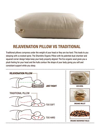 Almohada de Lana Natural Tipo Cama 1 Unidad miniatura 7