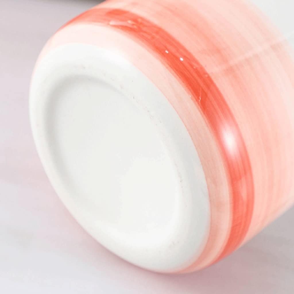 400ml/13,5oz Blat ceramiczny z ręcznie malowanym wzorem s Prysznic(A red)