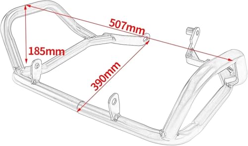Crash bar CB500X 2020-2024 protection moteur inférieure en acier robuste - 6