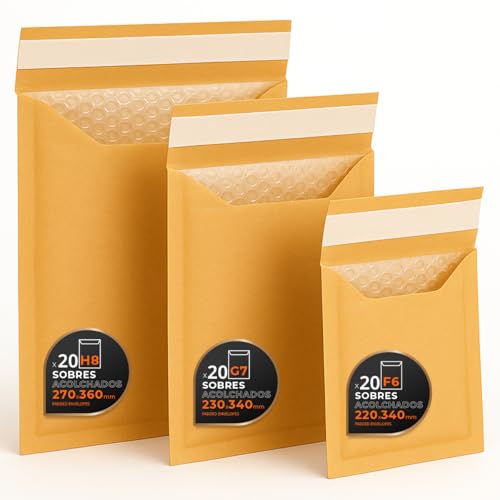 Envois sécurisés de vos colis fragiles | 60 enveloppes bulles L