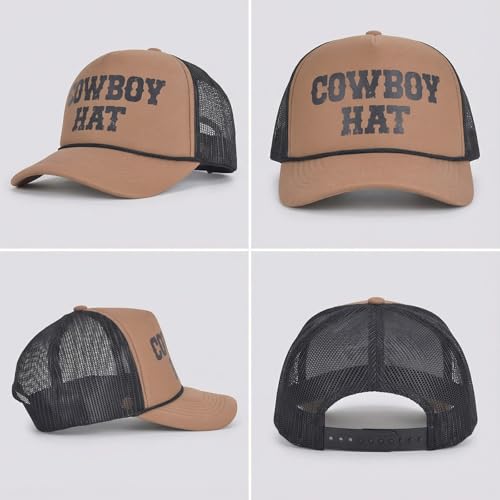 Image of Cowboy Hat Trucker Cap