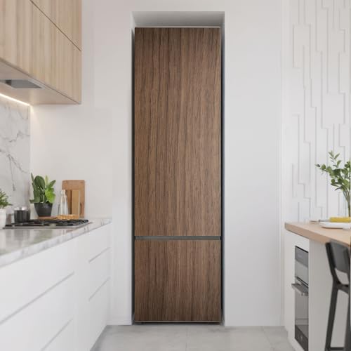 Pegatina impermeable de madera para nevera de 60x205 cm resistente a rayones 3