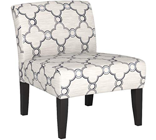 Carver Slipper Chair, One Size, Blue and Beige