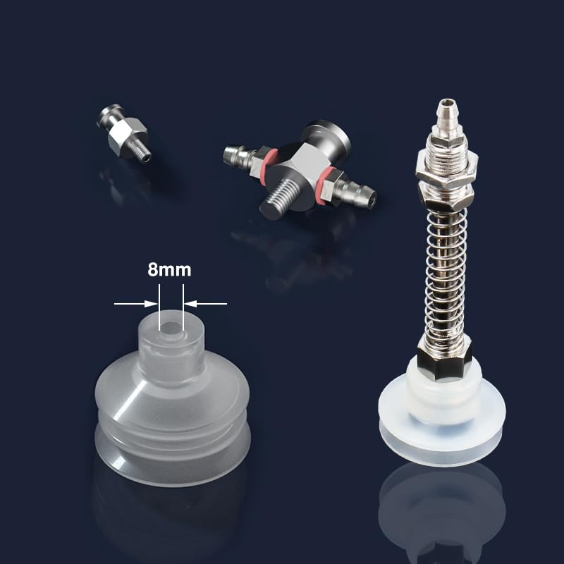 Ventosa de vacío industrial DP-20mm de silicona para sistemas neumáticos 5