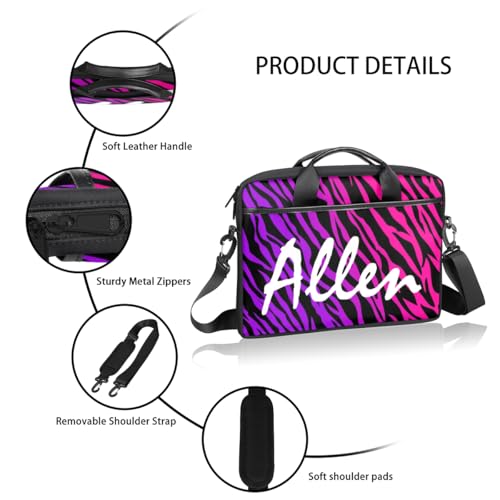 Custom Laptop Bag, Personalized Shoulder Bag for Laptop, Portable Computer Bag ，Gifts for Women Men Holiday Birthday4