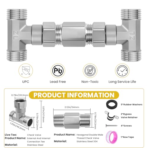 UBANU 304 Stainless Steel Bypass Sensor Valve Kit by UBANU - Used condition - Image 2