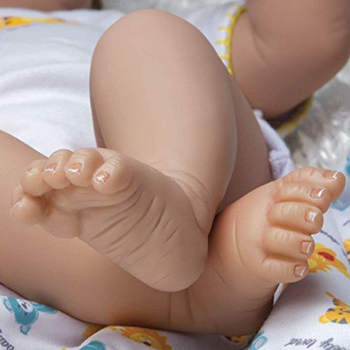 Paradise Galleries Real Life Baby Doll Boy Lions & Tigers & Bears, Oh My! 20 Inch Reborn Baby Boy In Gentletouch Vinyl & Weighted Cloth Body #TOP7