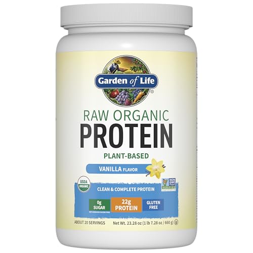 Garden of Life Protein Powder, Vegan Protein Powder, BCAA, Probiotics