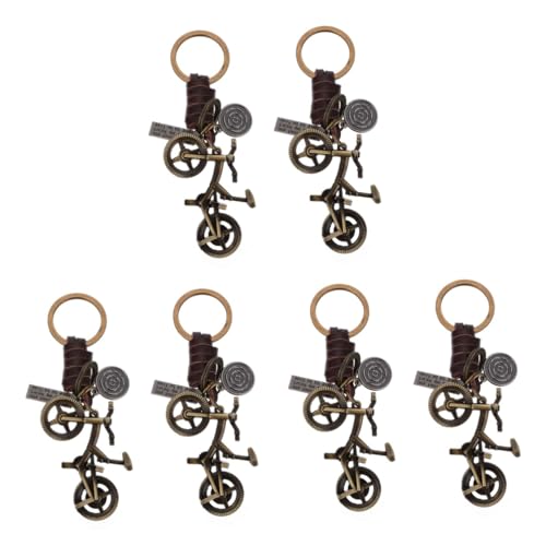 Accessoires de sac Healvian en cuir rétro et pendentifs de vélo