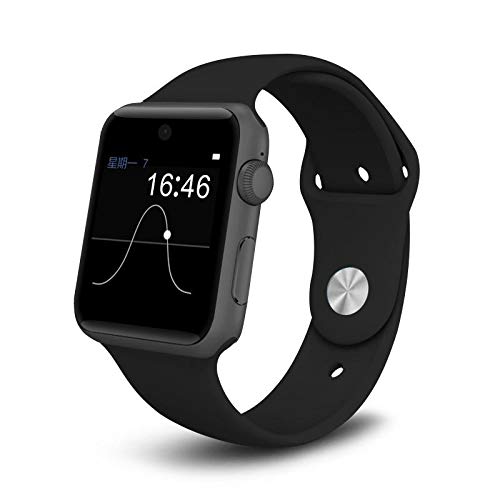 M&N Smart Watch Silicone Band For Android & iOS,Black - DM09/BK