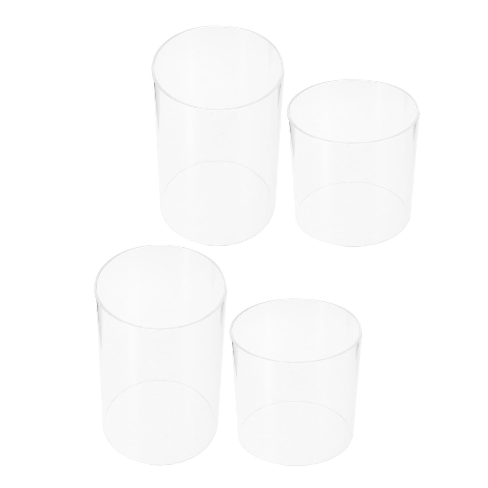 Cylindres en verre pour bougies piliers : finie la cire qui coule sur la table