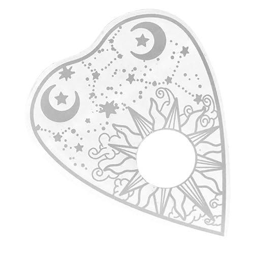 Cabilock 2 Piezas Marcador De Posición Tablero De Colocación De Cristal Claro Ceremonia Del Sol Tablero Accesorio De Adivinación Tablero De Adivinación Centro De Mesa Plancha De - imagen 5