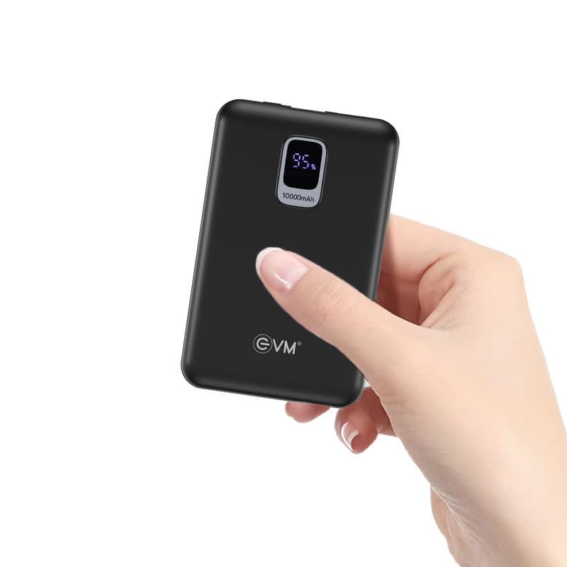 EVM 25W EnNano Pro 10 Power Bank 10000mAh - Dual Output (Type-C & USB), Portable, Pocket-Friendly, 2 Years Warranty (EVM-P0407-Black) (B0D4YYNQWR) Amazon Price History, Amazon Price Tracker