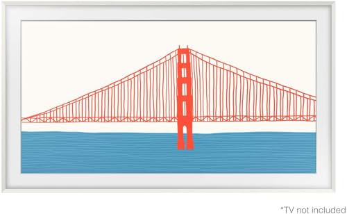 Image of SAMSUNG 65-inch The Frame Customizable Bezel - Beveled White (VG-SCFA65WTCZA, 2021 Model)