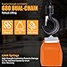 Electric Chain Hoist Electric Hoist w/ 10 ft Wired Remote Single Phase Overhead Crane Hoist 10 ft Lifting Height Double Chain Hoist with Two Manganese Steel 360°Rotatable Hook for Garage Ceiling