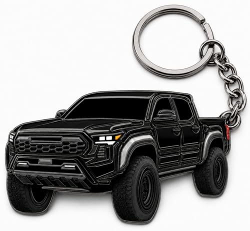 Image of Tacoma Keychain 2026 Tacoma Accessories 2016-2025 mods 4th Gen Cool Key Chain Fob Cover Toy Gift Truck