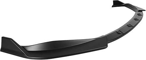 Miniatura 8 de IKON MOTORSPORTS, 3 piezas de parachoques delantero compatible con Lexus IS200T IS250 IS350 F Sport 2014-2016, color negro mate estilo IKON