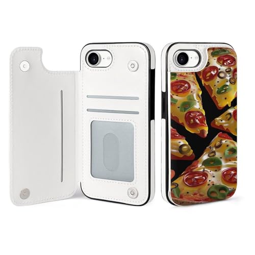 HKMNLEW iPhone 16 SE4�p�E�H���b�g�P�[�X�A�s�U3D�v�����g�t���b�vPU���U�[���C�ϏՌ��g�ѓd�b�P�[�X�J�o�[ �J�[�h�z���_�[�t��