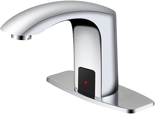 Llave del agua del cuarto de baño, automática de Greenspring. único diseñador de llave mezcladora de monomando para fregadero con acabado en cromo