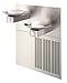 Haws H1011.8 Stainless Steel Barrier-Free Dual Satin Finish Electric Water Cooler with Round Sculpted Bowl