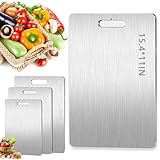 Tita chef Cutting Board, Tita chef Titanium Cutting Boards for Kitchen, Titan Cut Pro Cutting Board, Knife-Friendly Cutting Boards Durable, Non-Porous and Easy to Clean (L)