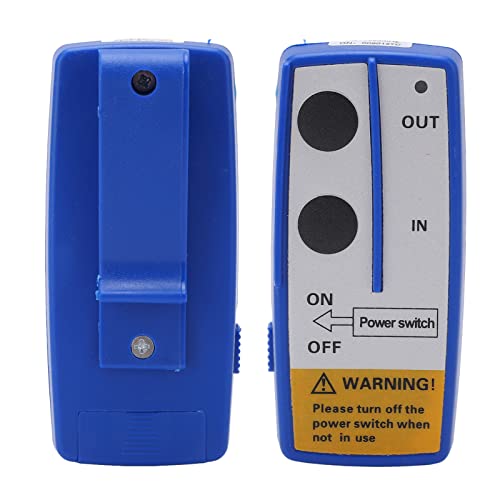 Telecomando per Verricello, Kit Interruttore per Telecomando Senza Fili per Verricello con Ricevitore 12V 24V per Camion ATV SUV(blu),Ricambi ATV/UTV