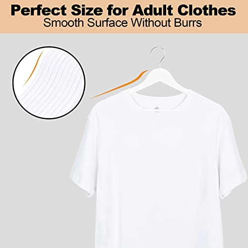ELONG HOME Wooden Hangers 30 Pack, Wood Hangers with Extra Smooth Finish by ELONG HOME - Used condition - Image 3