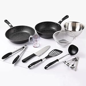 Kai Corporation Living Alone, Cookware, Cookware, 11-Piece Set, Induction Compatible