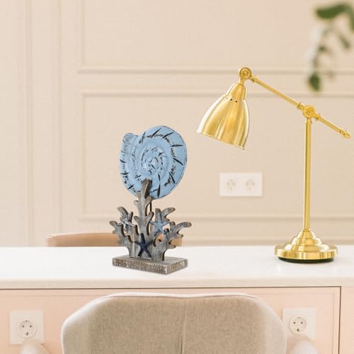 Conque méditerranéenne bois FRCOLOR ornement unique table facile - 7