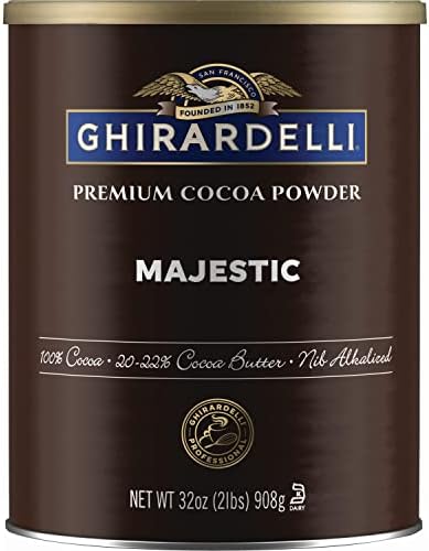 Ghirardelli Chocolate Company Majestic Dutch Processed Cocoa Powder, 2 lb