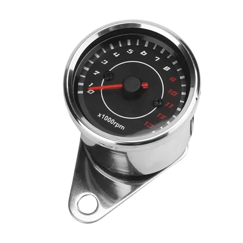 Compteur kilométrique moto universel avec tachymètre LED 13000 tr/min
