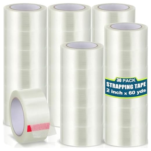 Treela Heavy Duty Strapping Tape 30 Rolls